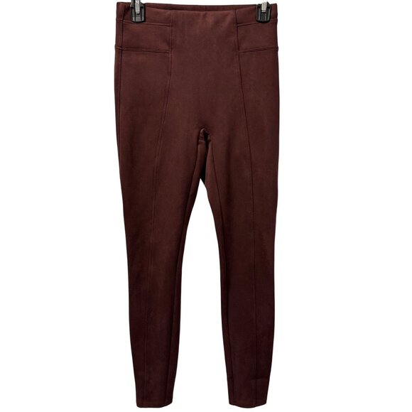 Spanx Womens Burgundy Leggings Size S Pull on Women Legging - Picture 2 of 12